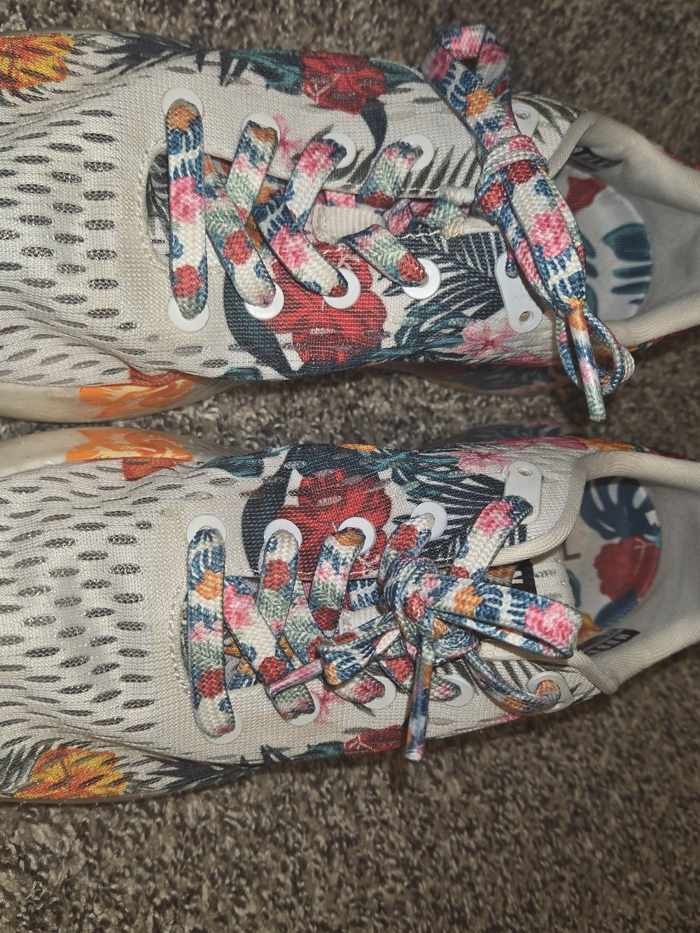 Nobull Floral Sneakers White & Multicolor